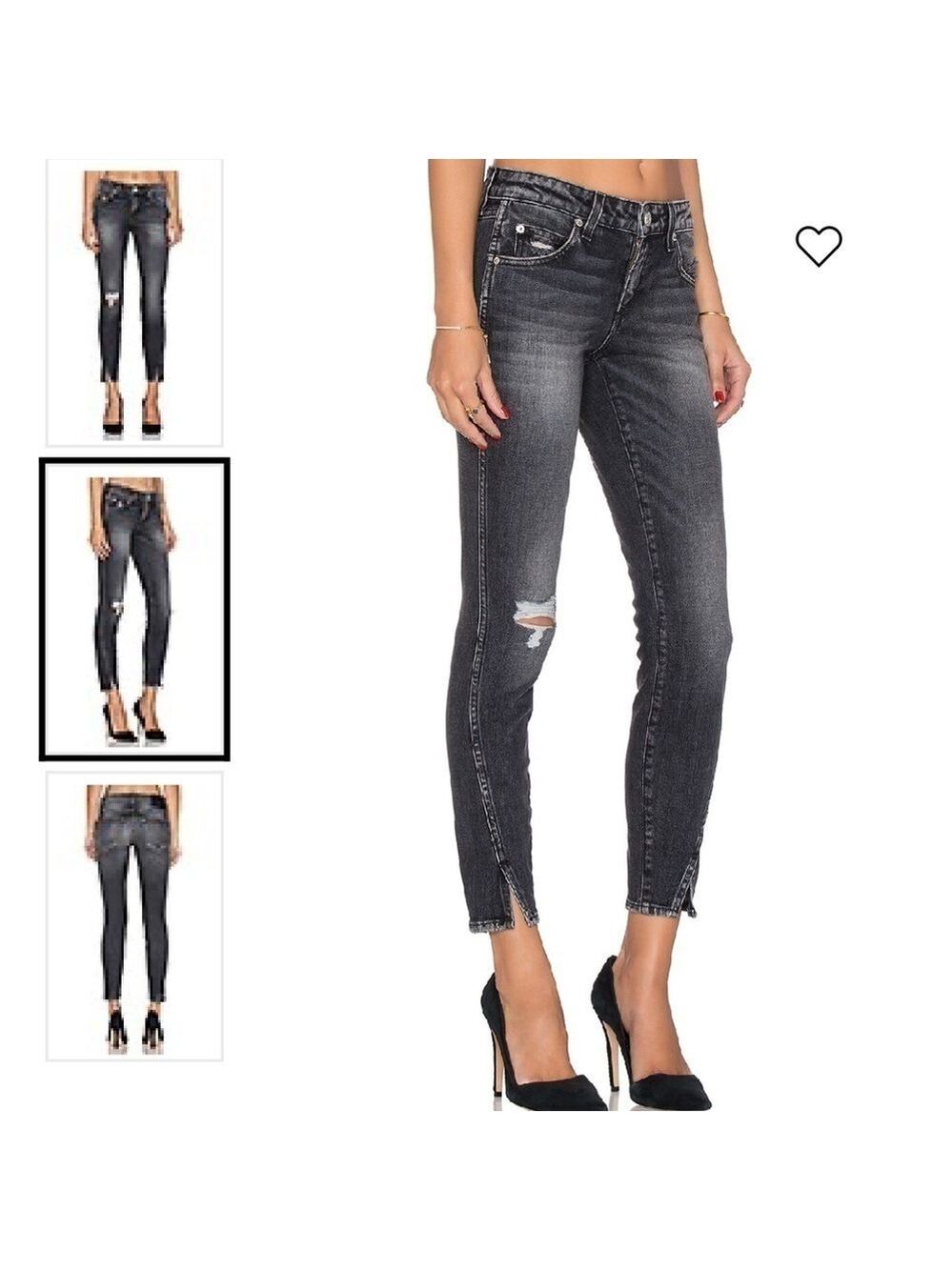 AMO Twisted Seam Jean in Vixen Destroy